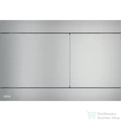 Alcaplast nyomólap rozsdamentes félmatt  FUN INOX