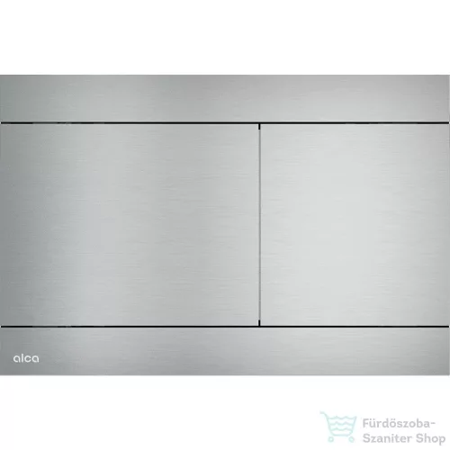 Alcaplast nyomólap rozsdamentes félmatt  FUN INOX