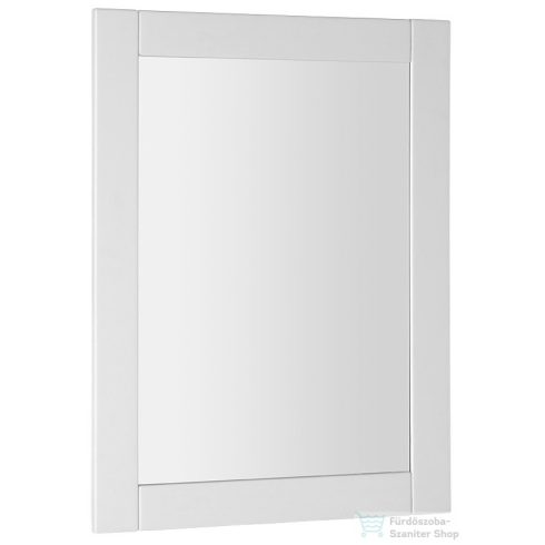 AQUALINE FAVOLO keretes tükör, 60x80cm, matt fehér (FV060)