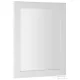 AQUALINE FAVOLO keretes tükör, 60x80cm, matt fehér (FV060)