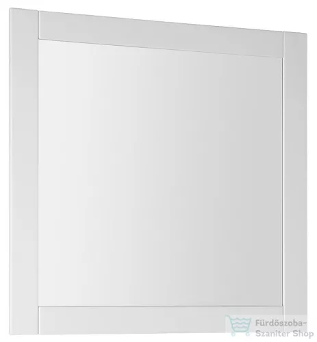 AQUALINE FAVOLO keretes tükör, 80x80cm, matt fehér (FV080)