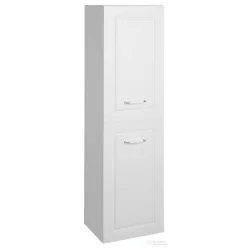   AQUALINE FAVOLO állószekrény szennyestartóval, 40x150x31cm, matt fehér (FV160)