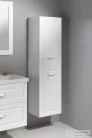 AQUALINE FAVOLO állószekrény szennyestartóval, 40x150x31cm, matt fehér (FV160)