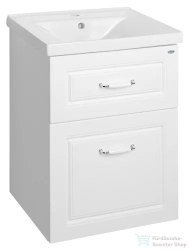 AQUALINE FAVOLO mosdótartó szekrény, 52x72,5x44cm, matt fehér (FV255)