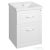 AQUALINE FAVOLO mosdótartó szekrény, 52x72,5x44cm, matt fehér (FV255)