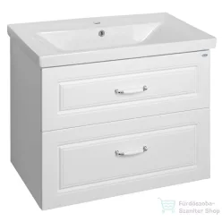   AQUALINE FAVOLO mosdótartó szekrény, 76,5x60x44,6cm, matt fehér (FV280)