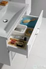 AQUALINE FAVOLO mosdótartó szekrény, 76,5x60x44,6cm, matt fehér (FV280)