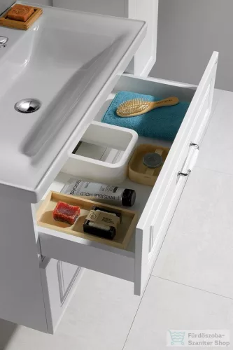 AQUALINE FAVOLO mosdótartó szekrény, 76,5x60x44,6cm, matt fehér (FV280)