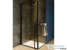 Riho Lucid GD201 100x80 matt fekete zuhanykabin GD210B080