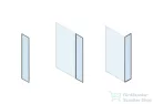 Riho Define Glass panel, Gunmetal matt, G010006303