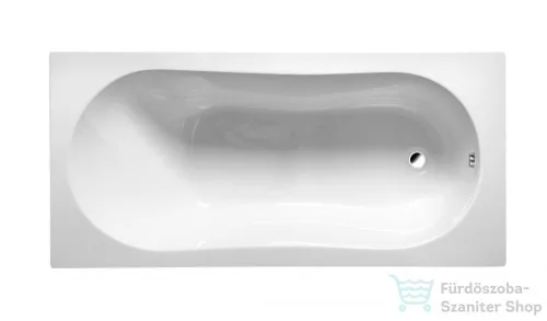 AQUALINE JIZERA kád, láb nélkül, 120x70x39cm, akril G1270
