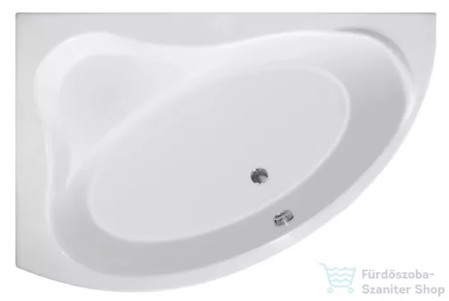 AQUALINE ORAVA kád, láb nélkül, bal, 150x90x38cm, akril G1590