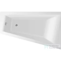   AQUALINE METUJE kád, láb nélkül, jobbos, 160x100x47cm, akril G2611