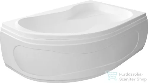 AQUALINE CIDLINA kád, láb nélkül, jobbos, 160x105x47cm, akril G3614