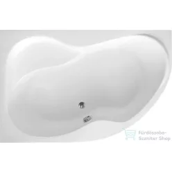   AQUALINE CIDLINA kád, láb nélkül, balos, 160x105x47cm, akril G3615