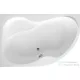 AQUALINE CIDLINA kád, láb nélkül, balos, 160x105x47cm, akril G3615