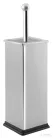 AQUALINE SIMPLE LINE szögletes WC-kefe, 95x95x38cm, fényes inox (GA1210)