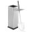 AQUALINE SIMPLE LINE szögletes WC-kefe, 95x95x38cm, fényes inox (GA1210)