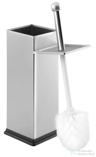 AQUALINE SIMPLE LINE szögletes WC-kefe, 95x95x38cm, fényes inox (GA1210)