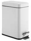 AQUALINE SIMPLE LINE szögletes szemetes, 5l, matt fehér (GAQ005W)