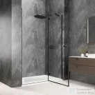 Sapho GLOBE BLACK nyíló ajtó,1000mm, jobbos, transzparent üveg (GB1010RB)