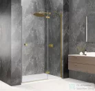 Sapho GLOBE GOLD MATT nyíló ajtó,1000mm, jobbos, transzparent üveg (GB1010RG)