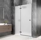 Sapho GLOBE BLACK nyíló ajtó,1100mm, balos, matt üveg (GB1011MLB)