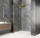 Sapho GLOBE GOLD MATT nyíló ajtó 800mm, balos, transzparent üveg (GB1080LG)