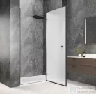 Sapho GLOBE GUN METAL nyíló ajtó 800 mm, jobbos, matt üveg (GB1080MRGM)