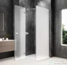 Sapho GLOBE CHROME nyílóajtó oldalfallal 900x900mm, balos, matt üveg (GB1090-3315MLC)