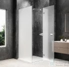 Sapho GLOBE CHROME nyílóajtó oldalfallal 900x900mm, jobbos, matt üveg (GB1090-3315MRC)