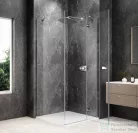 Sapho GLOBE CHROME nyílóajtó oldalfallal 900x900mm, jobbos, transzparent üveg (GB1090-3315RC)