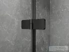 Sapho GLOBE BLACK nyíló ajtó 900 mm, balos, transzparent üveg (GB1090LB)