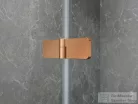 Sapho GLOBE COPPER MATT nyíló ajtó 900 mm, balos, transzparent üveg (GB1090LPG)