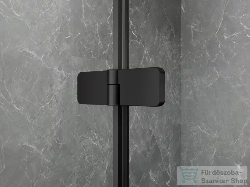 Sapho GLOBE BLACK nyíló ajtó, 900 mm, balos, matt üveg (GB1090MLB)