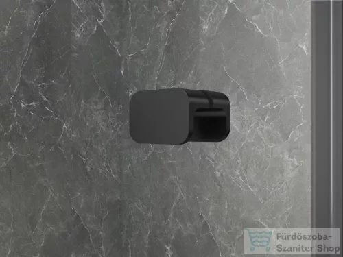 Sapho GLOBE BLACK nyíló ajtó, 900 mm, balos, matt üveg (GB1090MLB)