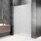 Sapho GLOBE CHROME nyíló ajtó, 900 mm, balos, matt üveg (GB1090MLC)