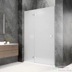   Sapho GLOBE CHROME nyíló ajtó, 900 mm, balos, matt üveg (GB1090MLC)