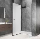 Sapho GLOBE GUN METAL nyíló ajtó 900 mm, balos, matt üveg (GB1090MLGM)