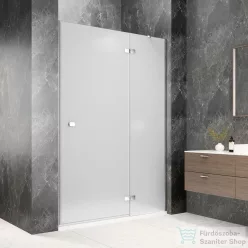   Sapho GLOBE CHROME nyíló ajtó 900 mm, jobbos, matt üveg (GB1090MRC)