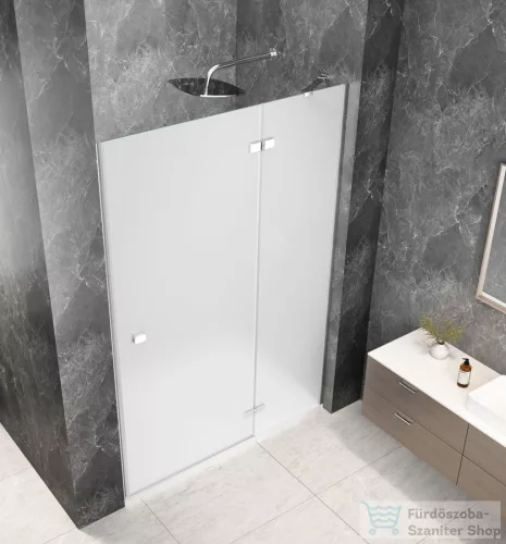 Sapho GLOBE CHROME nyíló ajtó 900 mm, jobbos, matt üveg (GB1090MRC)