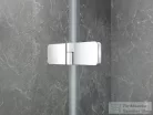 Sapho GLOBE CHROME nyíló ajtó 900 mm, jobbos, matt üveg (GB1090MRC)