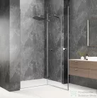 Sapho GLOBE CHROME nyíló ajtó 900 mm, jobbos, transzparent üveg (GB1090RC)