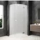 Sapho GLOBE CHROME íves zuhanykabin 1000x900 mm, jobbos, matt üveg (GB2190MRC)