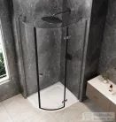 Sapho GLOBE GUN METAL íves zuhanykabin 1000x900 mm, jobbos, transzparent üveg (GB2190RGM)