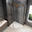 Sapho GLOBE COPPER MATT íves zuhanykabin 1000x1000 mm, balos, transzparent üveg (GB2610LPG)
