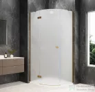 Sapho GLOBE GOLD MATT íves zuhanykabin 1000x1000 mm, balos, matt üveg (GB2610MLG)