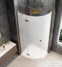 Sapho GLOBE GOLD MATT íves zuhanykabin 1000x1000 mm, balos, matt üveg (GB2610MLG)