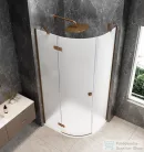 Sapho GLOBE COPPER MATT íves zuhanykabin 1000x1000 mm, balos, matt üveg (GB2610MLPG)