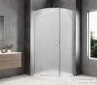 Sapho GLOBE CHROME íves zuhanykabin 900x900 mm, balos, matt üveg (GB2690MLC)